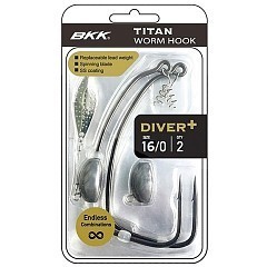 BKK Офсетный крючок BKK Titan Diver+ #16/0 24/32g