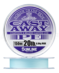 Шнуры плетеные Sunline Cast Away PE New Шнуры плетеные Sunline Cast Away PE New