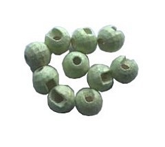 TSR Вольфрамовые головки (граненые) TSR Вольфрамовые головки с вырезом граненые 4.0mm 0.45g glow