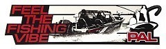 PAL Наклейка PAL Feel The Fishing Vibe Темная