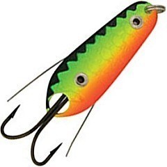 Kuusamo Колеблющаяся блесна Kuusamo Rasanen Helmi 50/11 незацеп. BL/GR/FYe/FR-S