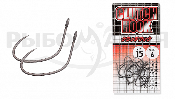 Одинарный крючок Rodio Craft Clutch Hook Heavy Wire – купить по цене 440 рублей в интернет-магазине Рыбомания