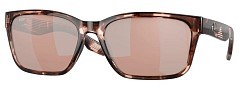 Costa Del Mar Поляризационные очки Costa Del Mar Palmas 580 P Coral Tortoise Cooper Silver Mirror