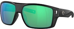 Costa Del Mar Поляризационные очки Costa Del Mar Diego 580 GLS Matte Black Green Mirror