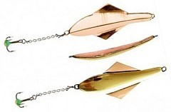 Lucky John Зимняя блесна Lucky John Glider с цепью и тройником GC