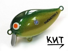 Кит Воблер Кит Головастик П 1 зеленый