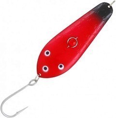 Kuusamo Колеблющаяся блесна Kuusamo Rasanen Helmi 120/50 бусинка BL/R/W/BL-S UV