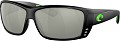 Costa Del Mar Cat Cay 580 P Matte Black Green Logo Silver Mirror