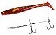 Lucky John Мягкие приманки Lucky John 3D BBS Series Kubira Swim Shad Giant 10.3" PG25 + Stinger XL