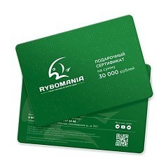 Рыбомания Подарочный сертификат Рыбомания на 30 000 руб Подарочный сертификат