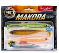 Lucky John 3D Series Makora Shad Tail 5.0" MIX1