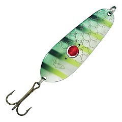 Kuusamo Колеблющаяся блесна Kuusamo Rasanen Helmi 90/28 бусинка GR/FYe-S