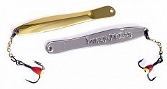 Lucky John Зимняя блесна Lucky John Walle с цепочкой и тройником 60mm GS