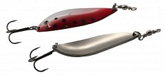Терский берег Колеблющаяся блесна Терский берег Варзуга 23g двойная красная