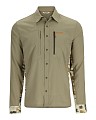 Simms Intruder BiComp Fishing Shirt Stone/Ghost Camo Stone M