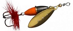 Myran Вращающаяся блесна Myran Wipp 03g Guld Or/sv