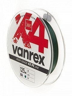Lucky John Шнур плетеный Lucky John Vanrex х4 Braid Moss Green 125/020
