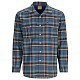 Simms Рубашка Simms Coldweather LS Shirt Neptune/Sun Glow Ombre Plaid L