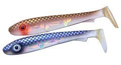 Svartzonker Мягкие приманки Svartzonker McRubber 21 UV Series Brown Back Steel & Blue Flash 110407