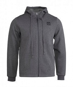 FHM Толстовка FHM Wave zip темно-серый 3XL