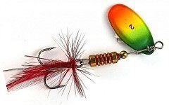 Lucky John Вращающаяся блесна Lucky John Spin-X Round 02 5g FT