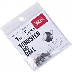 Lucky John Вольфрамовые головки Lucky John Pro Series Tungsten Jig Ball вольф. разбор. 1g