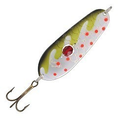 Kuusamo Колеблющаяся блесна Kuusamo Rasanen Helmi 70/20 бусинка BL/Ye/FR-S