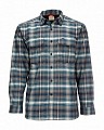 Simms Coldweather LS Shirt Atlantis Steel Plaid L