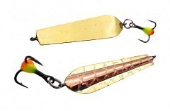 Max Fishing Зимняя блесна Max Fishing Прокладка Y Хеви подвес 35mm #латунь-медь