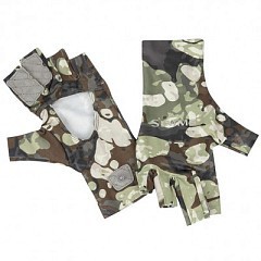 Simms Перчатки Simms SolarFlex SunGlove Riparian Camo M