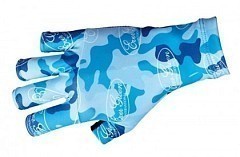 EverGreen Перчатки EverGreen UV Cut Glove L #Blue Camo