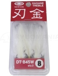 Тройники Vanfook DT-B45W HaganeTreble Hooks
