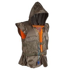 Россия Жилет спасательный Россия Shark с капюшоном 52-56 080-100kg