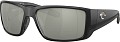 Costa Del Mar Blackfin Pro 580 GLS Matte Black Gray Silver Mirror