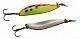 Терский берег Колеблющаяся блесна Терский берег Варзуга 23g двойная желто-оранжевая