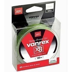 Lucky John Шнур плетеный Lucky John Vanrex х8 Light Green 120/013