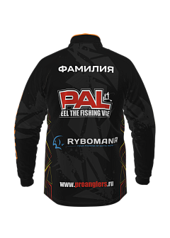 PAL Джерси PAL Под заказ черное с нанесением