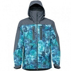 FHM Куртка мембранная FHM Guard принт голубой/серый M