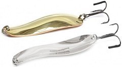 Колебалка Питер Колеблющаяся блесна Колебалка Питер Уралка 42g желто/белая