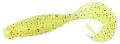 Keitech Flapper Grub 4" #PAL01 Chartreuse Red Flake