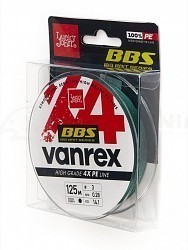 Шнуры плетеные Lucky John Vanrex BBS х4 Braid Шнуры плетеные Lucky John Vanrex BBS х4 Braid