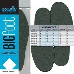 Norfin Стельки Norfin Bigfoot Waterproof thermal insoles для бахил 42