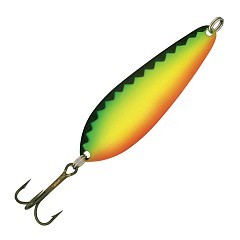 Kuusamo Колеблющаяся блесна Kuusamo Latka 70/14 BL/GR/FYe/FR-S