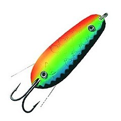 Kuusamo Колеблющаяся блесна Kuusamo Rasanen Helmi 70/10 незацеп. BL/BLU/FYe/FR-S