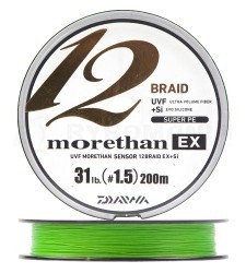 Шнуры плетеные Daiwa Morethan EX 12 Braid UVF +Si