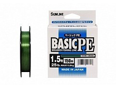 Sunline Шнур плетеный Sunline Basic PE HG 150m DG #1.5