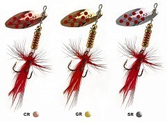 Lucky John Вращающаяся блесна Lucky John Spin-X Long 02 4.0g CR/GR/SR