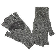Simms Перчатки Simms Wool 1/2 Finger Glove Steel L/XL