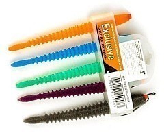 Россия Поролон Россия 3D Ex Worm MIX 14см под офсет. крюч. № 3/0, 4/0, 5/0