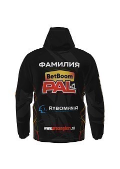 PAL Ветровка мембранная PAL BetBoom Под заказ черная с нанесением